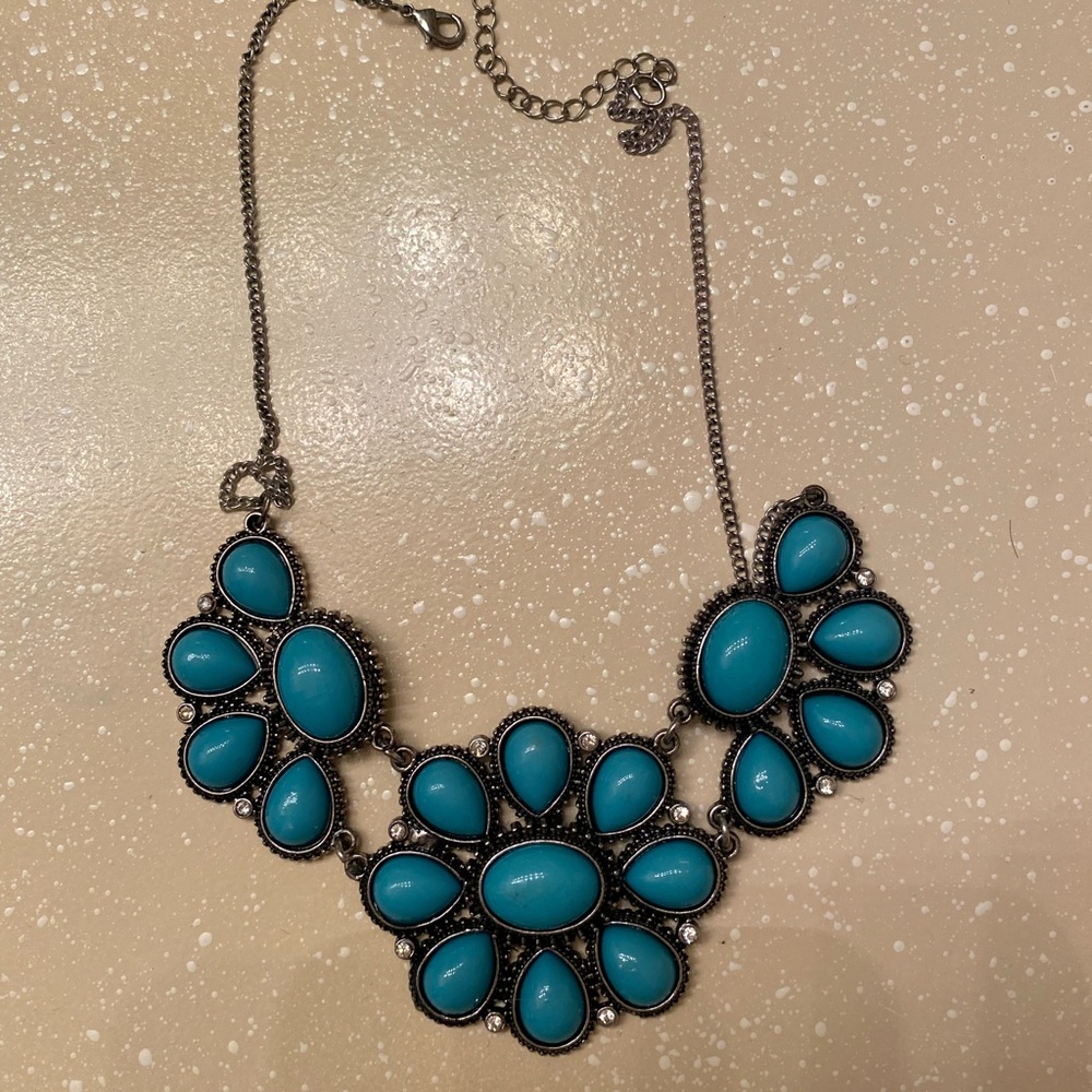 Turquoise women’s necklace